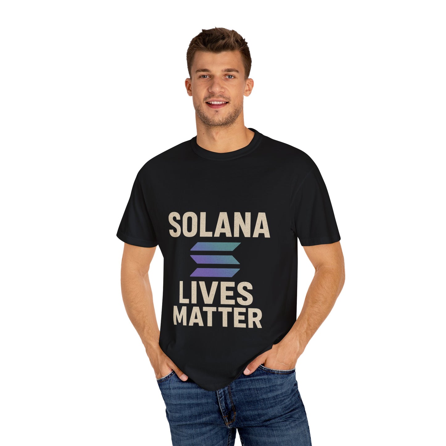 Solana Lives Matter T-Shirt, Unisex Graphic Tee, Comfortable Casual Wear, Cryptocurrency Gift, Trendy Streetwear