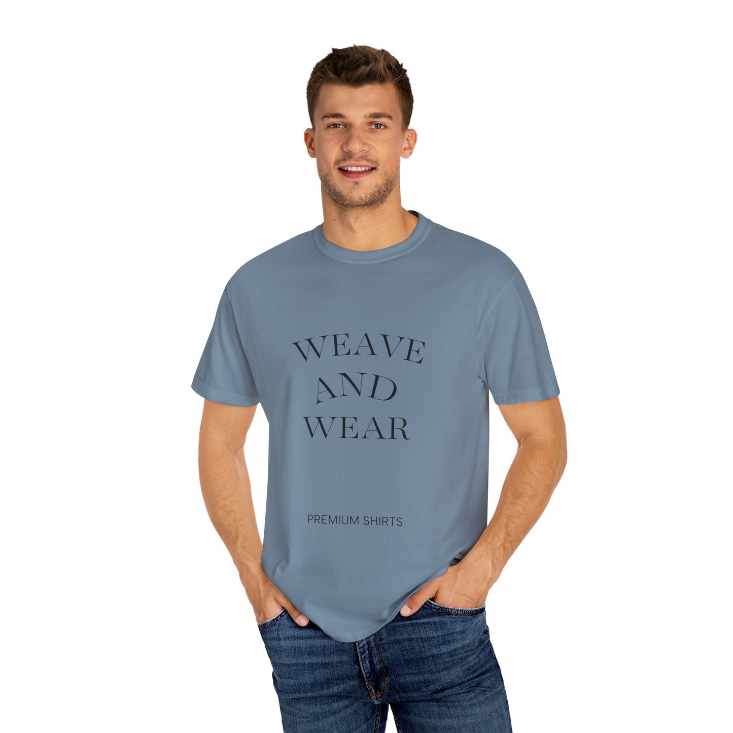 Garment-Dyed T-Shirt with Artistic Design, Cool Summer Tee, Eco-Friendly Fashion, Casual Outfit, Gift for Nature Lovers