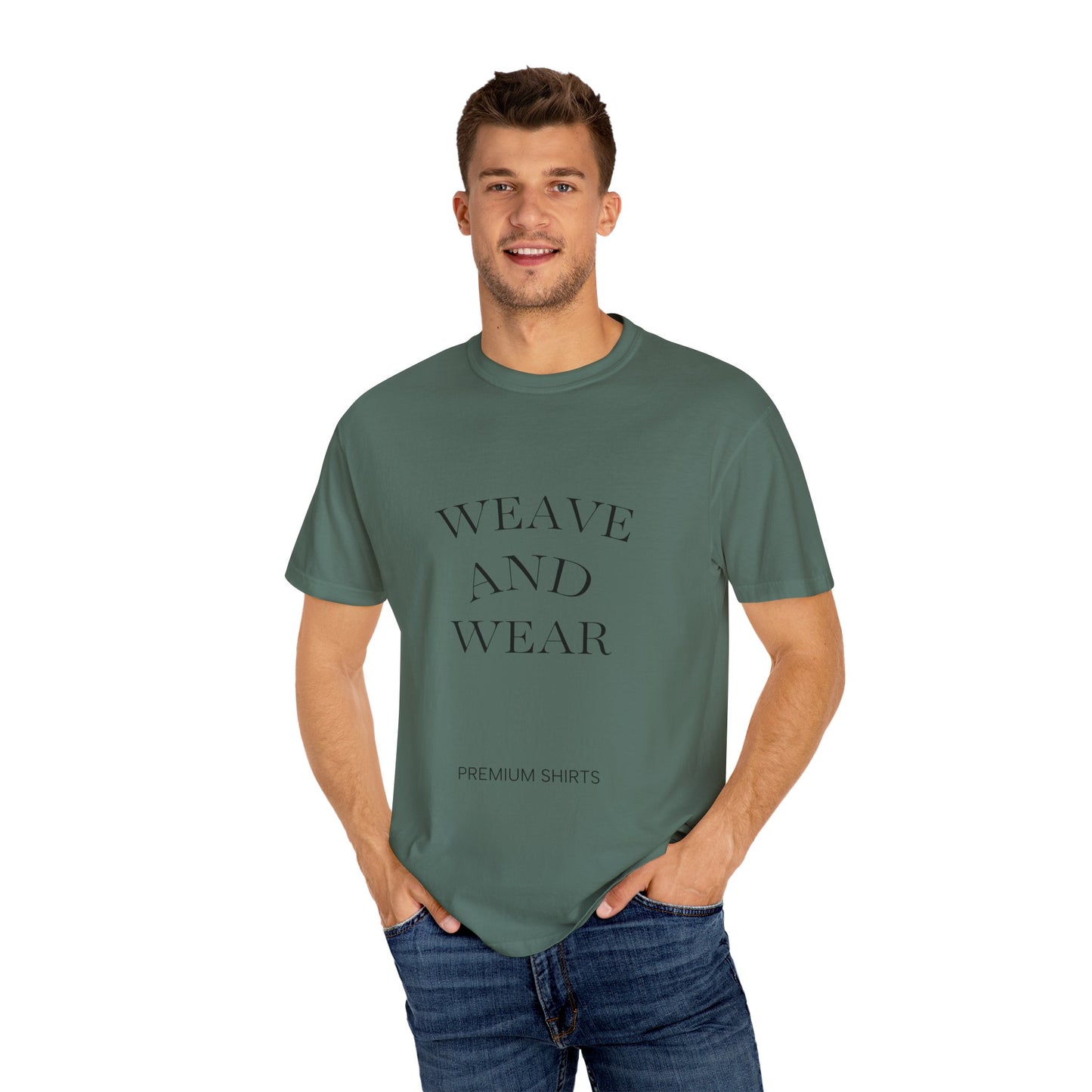 Garment-Dyed T-Shirt with Artistic Design, Cool Summer Tee, Eco-Friendly Fashion, Casual Outfit, Gift for Nature Lovers