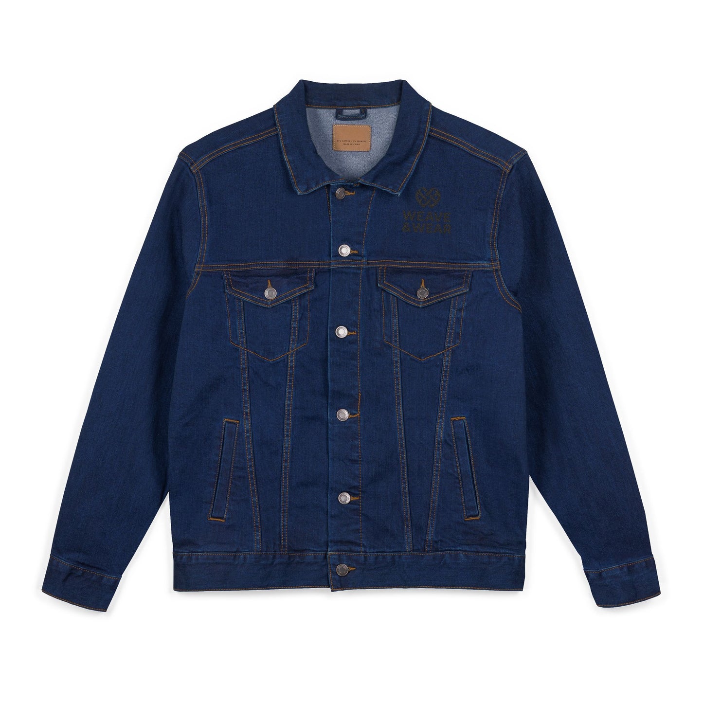Stylish Unisex Embroidered Denim Jacket, Casual Outerwear for All Seasons, Statement Piece for Every Occasion, Trendy Gift Idea