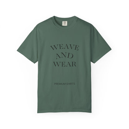 Garment-Dyed T-Shirt with Artistic Design, Cool Summer Tee, Eco-Friendly Fashion, Casual Outfit, Gift for Nature Lovers