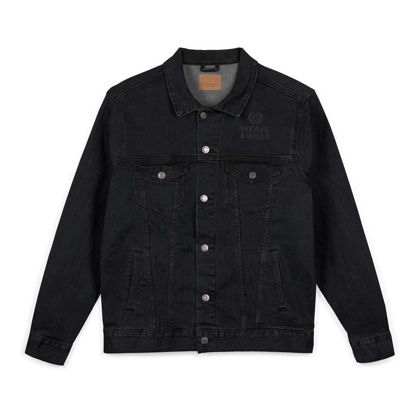 Stylish Unisex Embroidered Denim Jacket, Casual Outerwear for All Seasons, Statement Piece for Every Occasion, Trendy Gift Idea