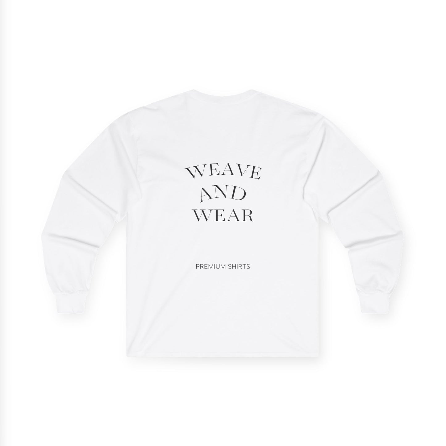 Unisex Long Sleeve Tee - 'Weave & Wear' Statement Shirt, Casual Wear, Gift for Friends, Cozy Fashion, Everyday Essential