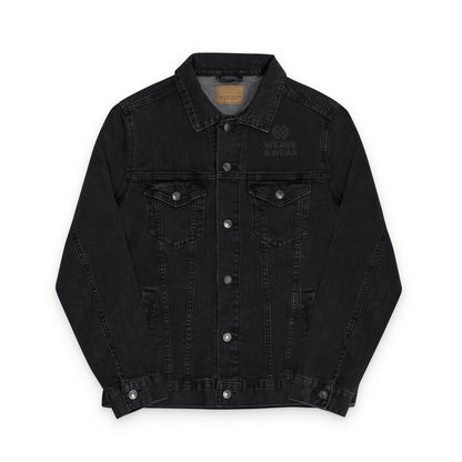 Stylish Unisex Embroidered Denim Jacket, Casual Outerwear for All Seasons, Statement Piece for Every Occasion, Trendy Gift Idea