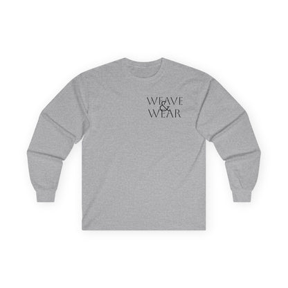Unisex Long Sleeve Tee - 'Weave & Wear' Statement Shirt, Casual Wear, Gift for Friends, Cozy Fashion, Everyday Essential