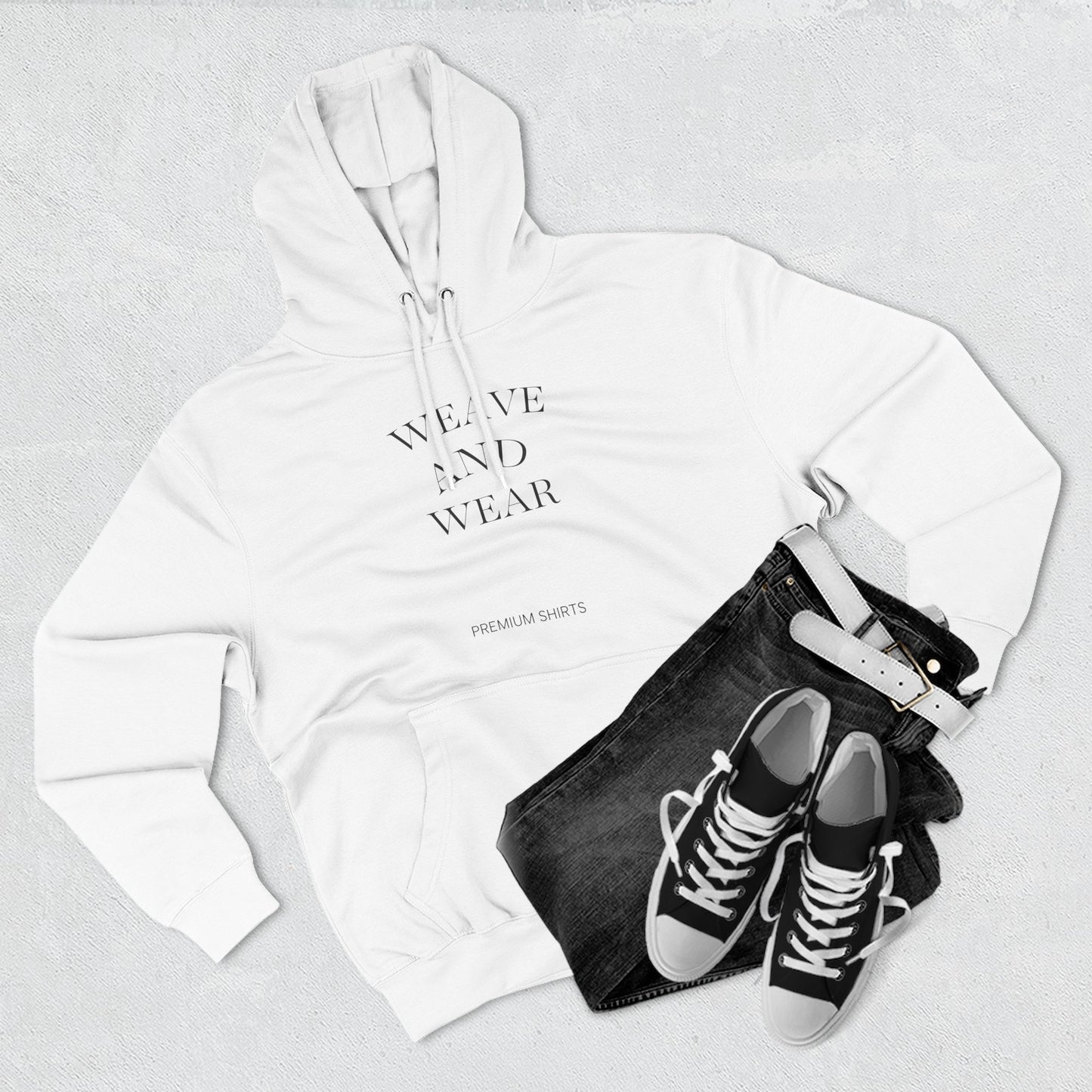 Stylish Three-Panel Fleece Hoodie, Cozy Casual Wear, Unique Gift for Him or Her, Perfect for Autumn and Winter, Trendy Layering Piece