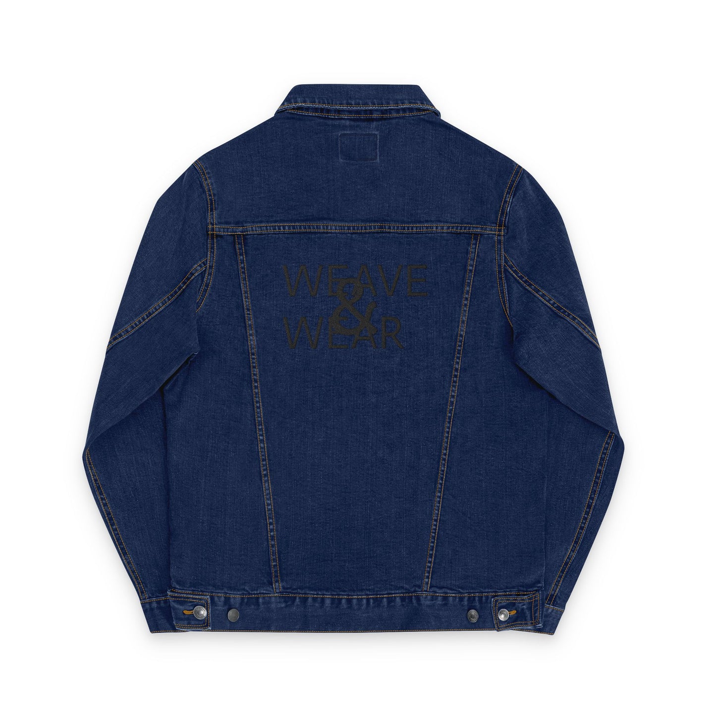 Stylish Unisex Embroidered Denim Jacket, Casual Outerwear for All Seasons, Statement Piece for Every Occasion, Trendy Gift Idea