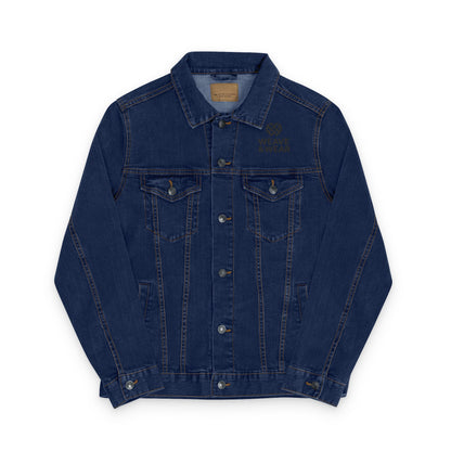 Stylish Unisex Embroidered Denim Jacket, Casual Outerwear for All Seasons, Statement Piece for Every Occasion, Trendy Gift Idea