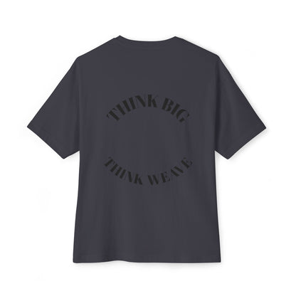 Unisex Oversized Boxy Tee, Casual Graphic Tee, Statement T-Shirt, Gift for Dreamers, Inspirational Quote Apparel, Everyday Wear