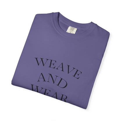 Garment-Dyed T-Shirt with Artistic Design, Cool Summer Tee, Eco-Friendly Fashion, Casual Outfit, Gift for Nature Lovers