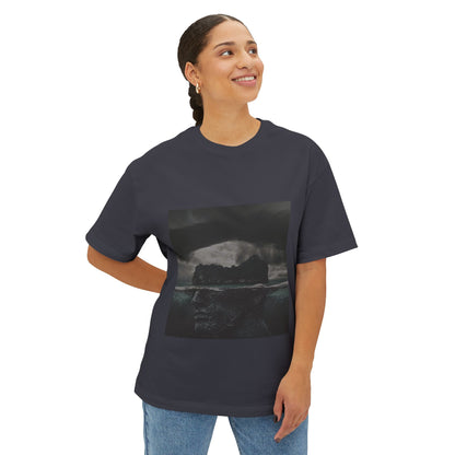 Unisex Oversized Boxy Tee, Casual Graphic Tee, Statement T-Shirt, Gift for Dreamers, Inspirational Quote Apparel, Everyday Wear