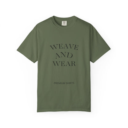 Garment-Dyed T-Shirt with Artistic Design, Cool Summer Tee, Eco-Friendly Fashion, Casual Outfit, Gift for Nature Lovers