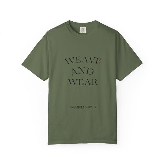 Garment-Dyed T-Shirt with Artistic Design, Cool Summer Tee, Eco-Friendly Fashion, Casual Outfit, Gift for Nature Lovers