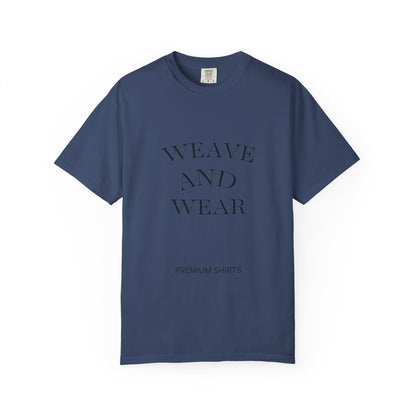 Garment-Dyed T-Shirt with Artistic Design, Cool Summer Tee, Eco-Friendly Fashion, Casual Outfit, Gift for Nature Lovers