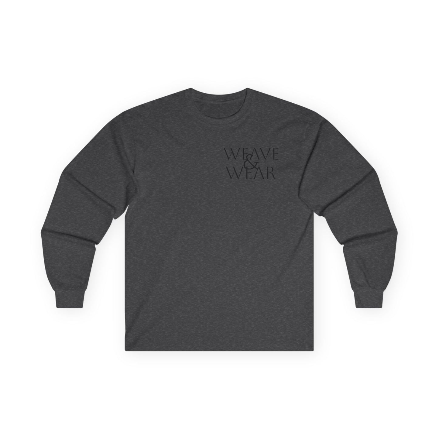 Unisex Long Sleeve Tee - 'Weave & Wear' Statement Shirt, Casual Wear, Gift for Friends, Cozy Fashion, Everyday Essential