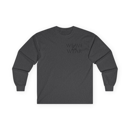 Unisex Long Sleeve Tee - 'Weave & Wear' Statement Shirt, Casual Wear, Gift for Friends, Cozy Fashion, Everyday Essential