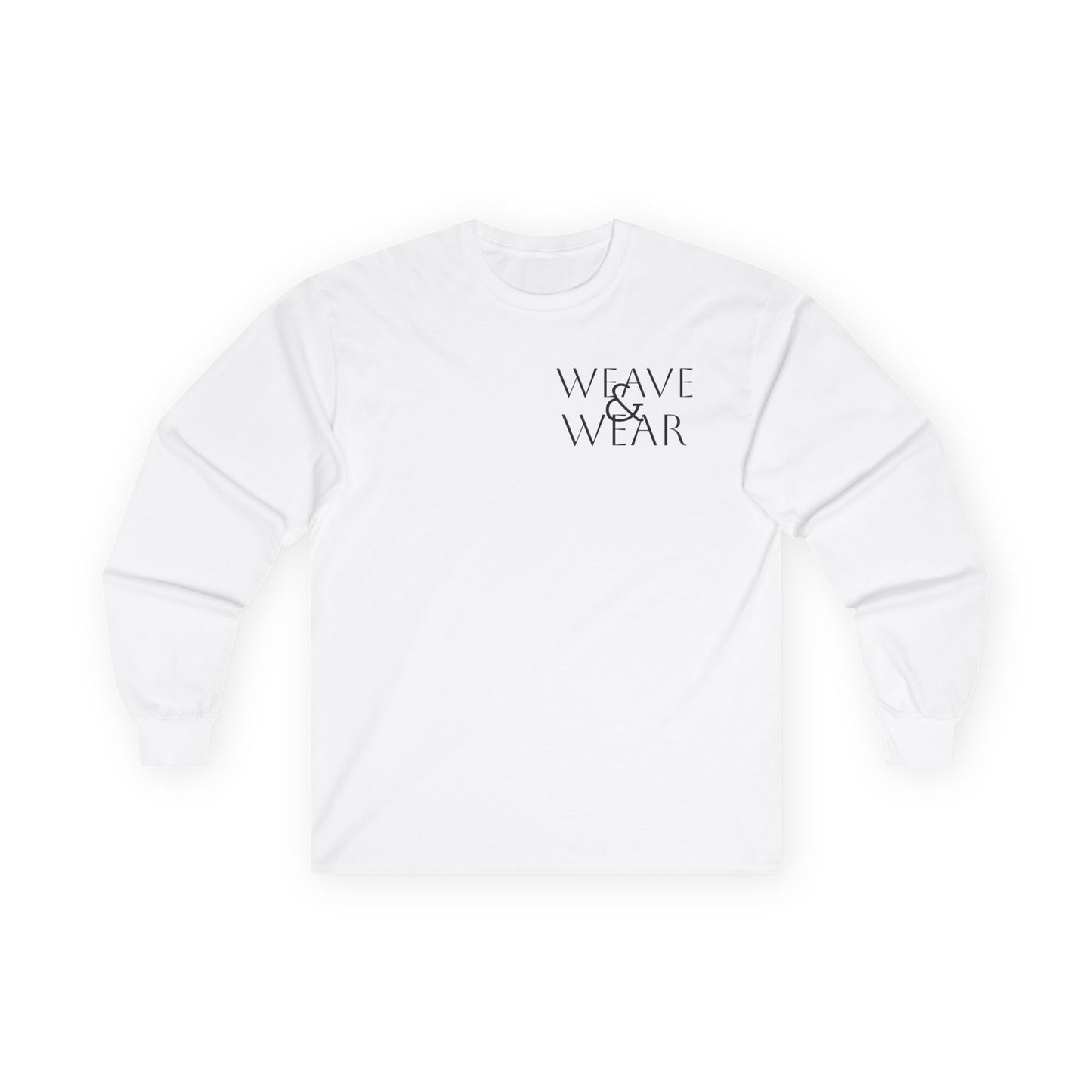 Unisex Long Sleeve Tee - 'Weave & Wear' Statement Shirt, Casual Wear, Gift for Friends, Cozy Fashion, Everyday Essential