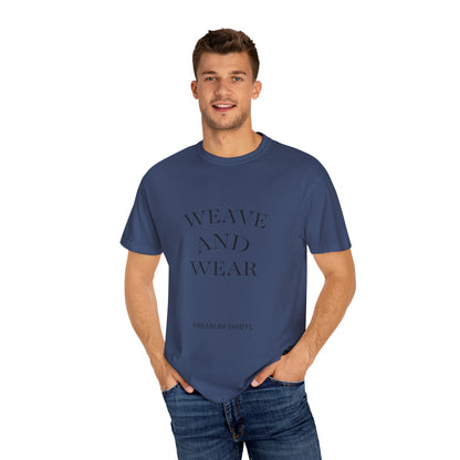 Garment-Dyed T-Shirt with Artistic Design, Cool Summer Tee, Eco-Friendly Fashion, Casual Outfit, Gift for Nature Lovers