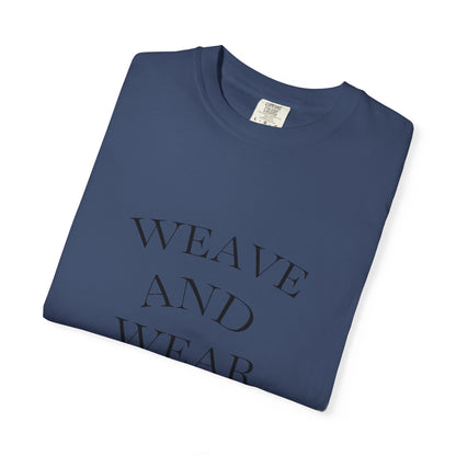 Garment-Dyed T-Shirt with Artistic Design, Cool Summer Tee, Eco-Friendly Fashion, Casual Outfit, Gift for Nature Lovers