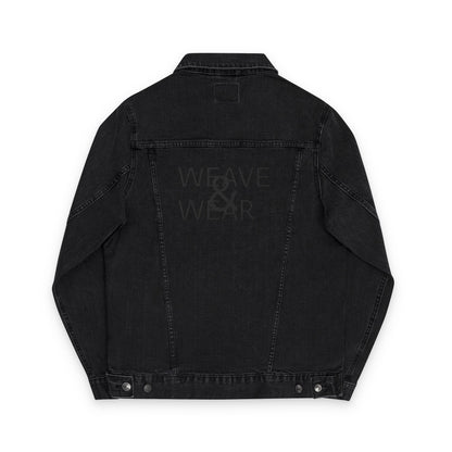 Stylish Unisex Embroidered Denim Jacket, Casual Outerwear for All Seasons, Statement Piece for Every Occasion, Trendy Gift Idea