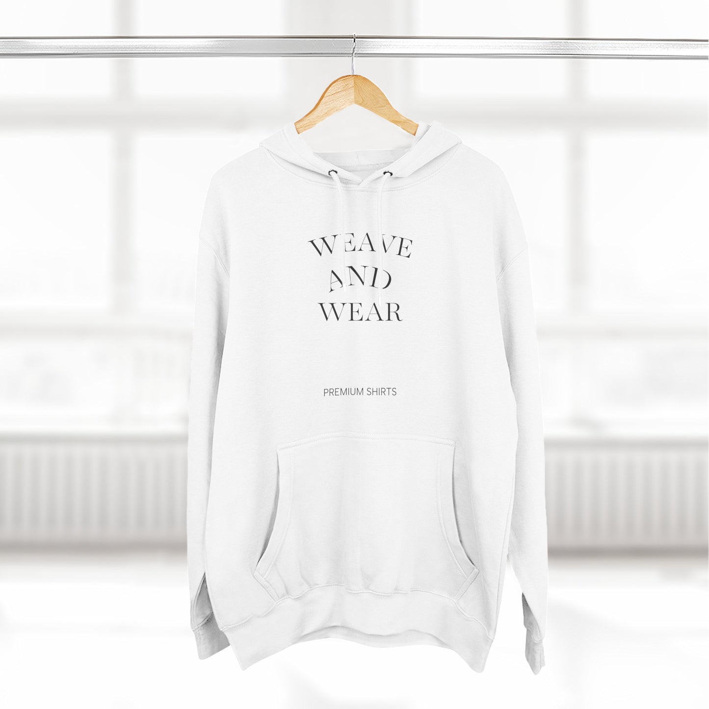 Stylish Three-Panel Fleece Hoodie, Cozy Casual Wear, Unique Gift for Him or Her, Perfect for Autumn and Winter, Trendy Layering Piece