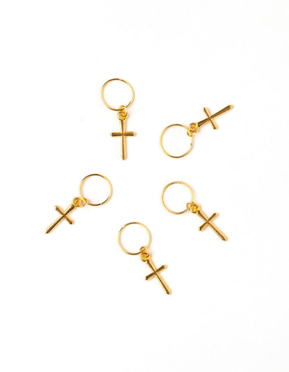 Hair hoop with pendant CROSS AFROline (5pcs)-1