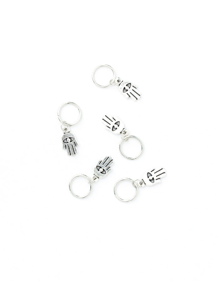 Hairspray hair ring with pendant KÉZ AFROline (5pcs)-0