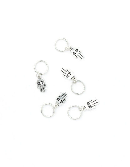 Hairspray hair ring with pendant KÉZ AFROline (5pcs)-0