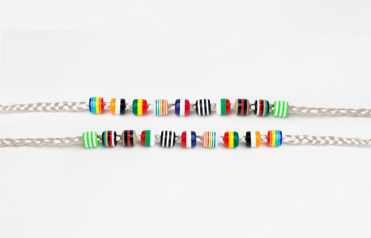 Hair pearl plastic small colored AFROline