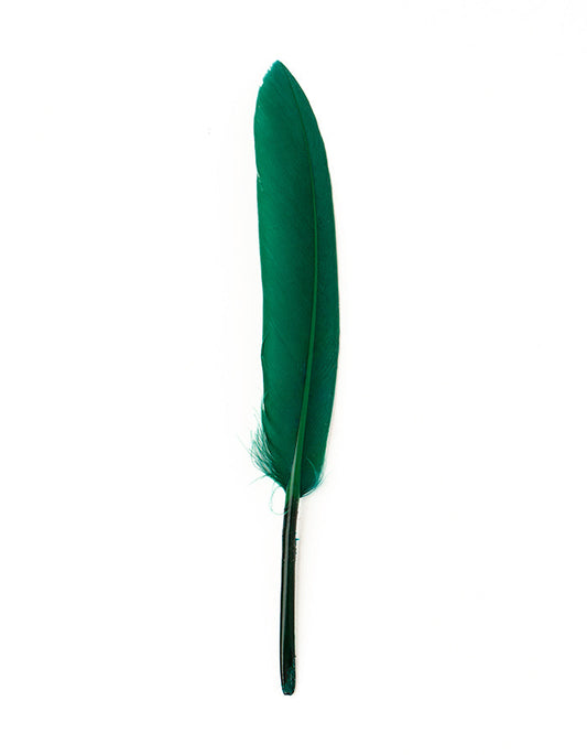 Hajékszer colored feather hair ornament Green AFROline (1pc)-0